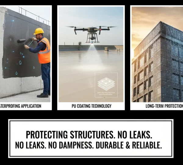 Protection Against the Elements Our services are designed to create a strong, protective barrier that shields your structure from leaks, dampness, and other water-related issues. This is crucial for preventing long-term damage, such as mold growth, structural decay, and the deterioration of materials. By sealing your building effectively, we help preserve its integrity and extend its lifespan. Durable and Reliable Solutions We use high-quality materials and proven techniques to ensure our waterproofing and PU coatings are both reliable and durable. Our solutions are built to withstand harsh weather and daily wear and tear, providing long-lasting protection and giving you peace of mind.